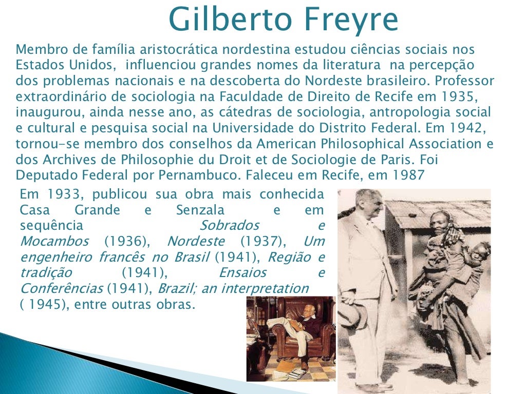 Gilberto Freyre e Sérgio Buarque de hollanda