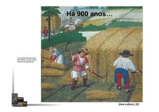 Há 900 anos
http://medieval.ucdavis.edu/
20A/RODDY_KEVIN_50304
/Agriculture.AugustR.jpg
Uma cultura | 25
 