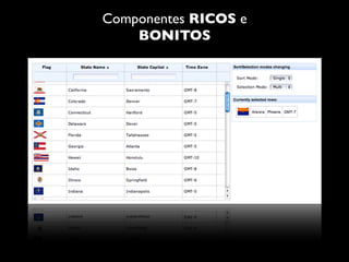 Componentes RICOS e
    BONITOS
 