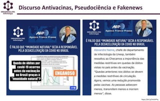 Discurso Antivacinas, Pseudociência e Fakenews
https://bit.ly/3mSVPYq
 