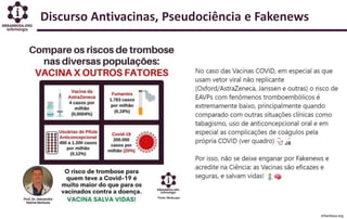 Discurso Antivacinas, Pseudociência e Fakenews
drbarbosa.org
 