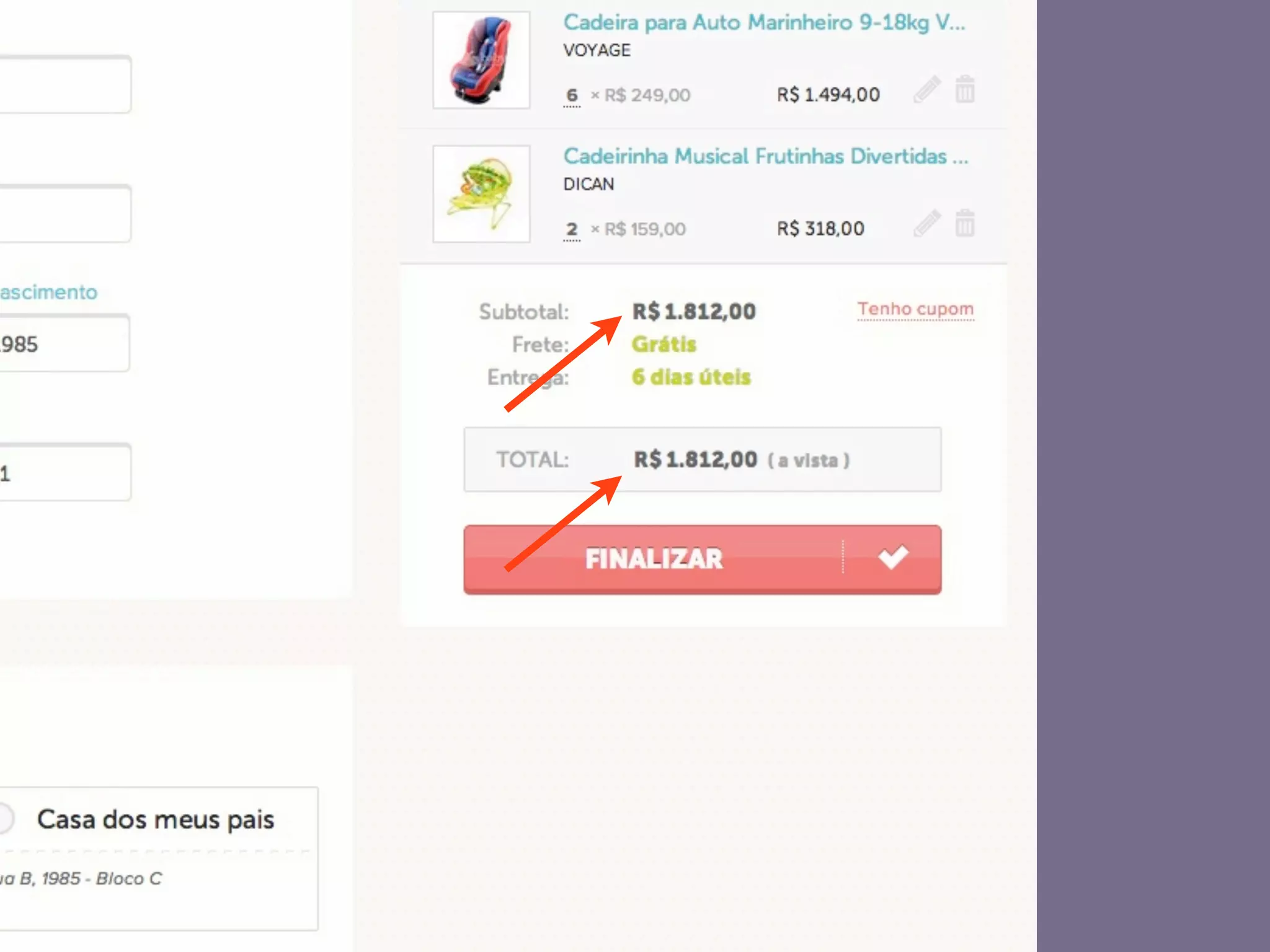 módulos desacoplados, com
comportamentos especíﬁcos e
isolados
 