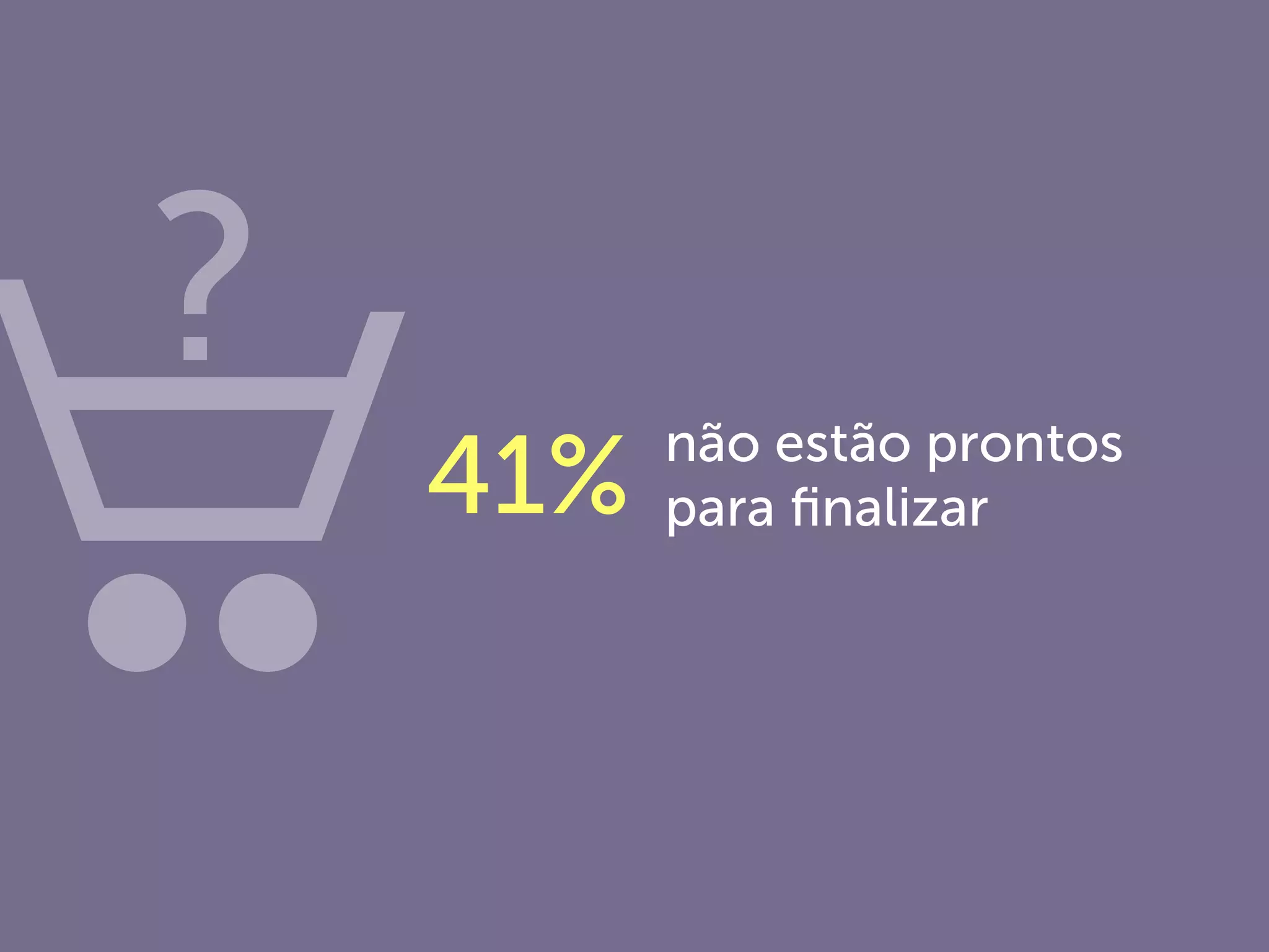 não estão prontos
para ﬁnalizar
?
 