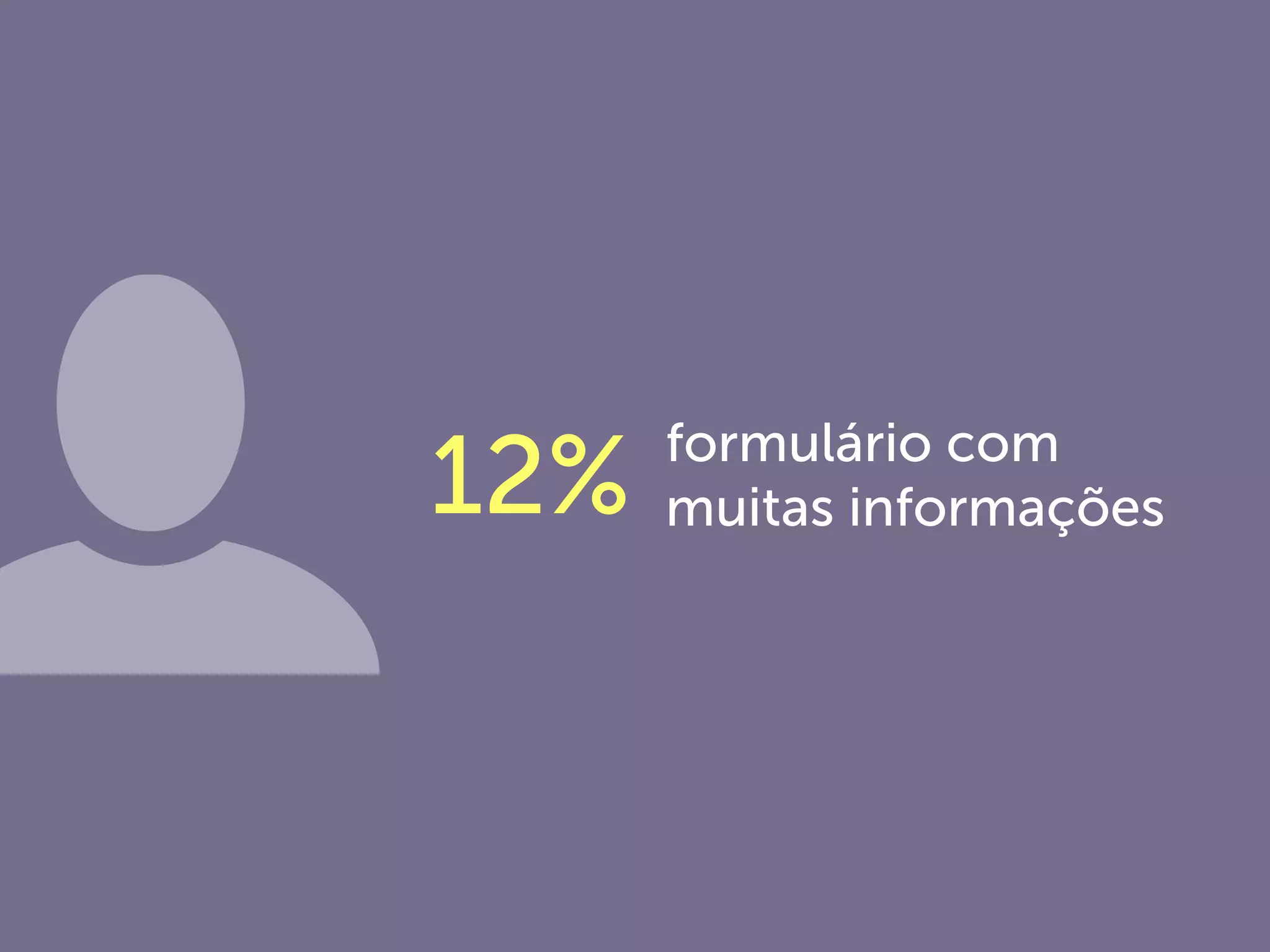 formulário com
muitas informações
 