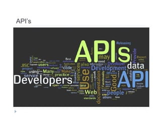 API’s 
API’s 
 