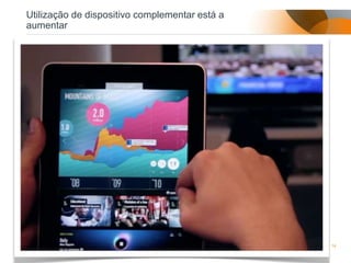 Utilização de dispositivo complementar está a
aumentar




                                                14
        17/12/2012
 