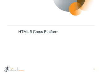 HTML 5 Cross Platform




                        32
17/12/2012
 
