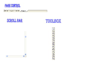 Page control scroll bar toolbox 