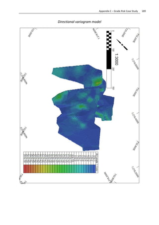 189Appendix C – Grade Risk Case Study
Directional variogram model
 