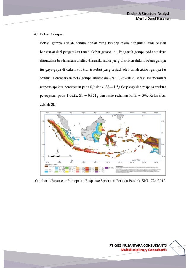 Desain & analisis struktur mesjid darul hasanah manado 11 