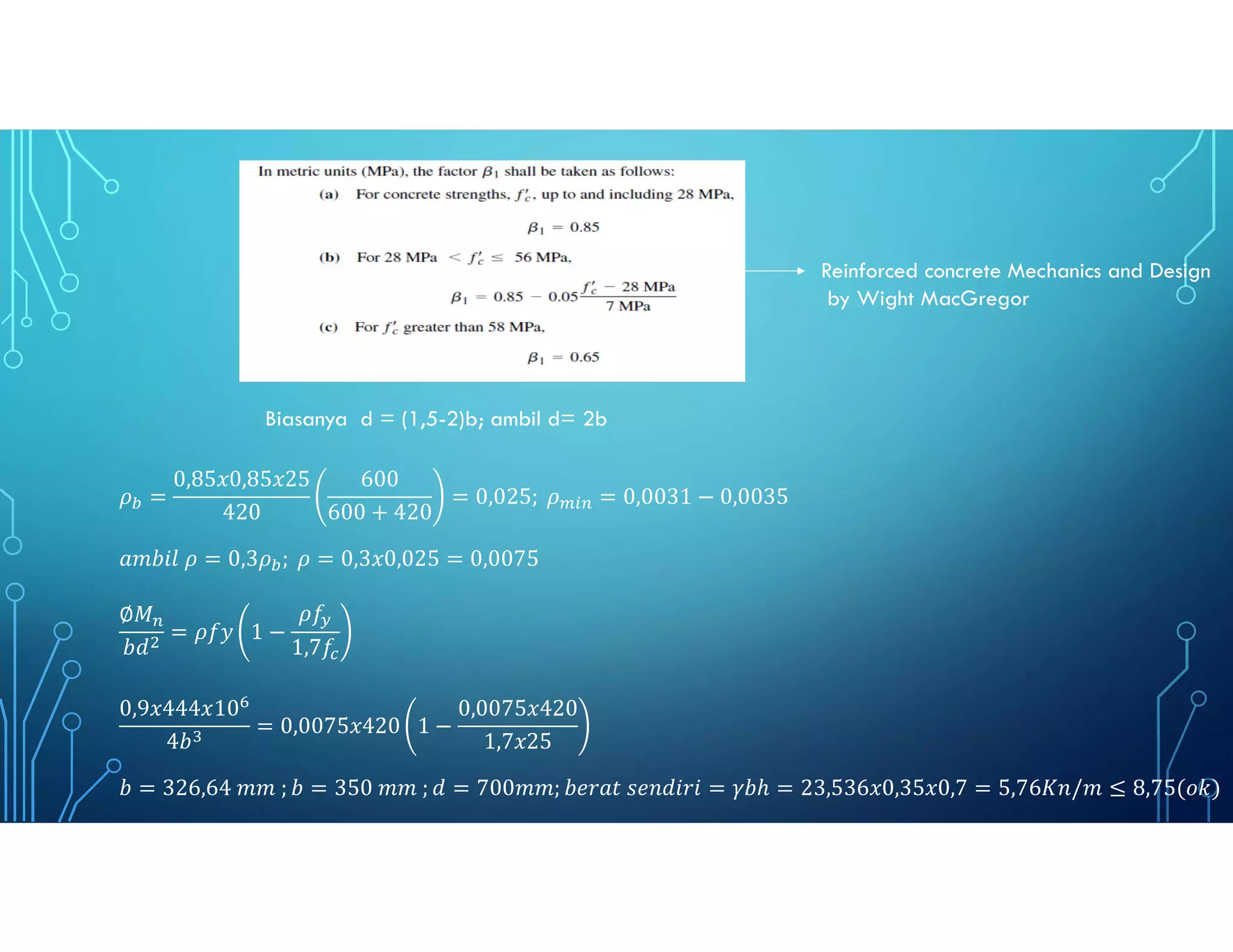 Desain balok beton bertulang | PDF
