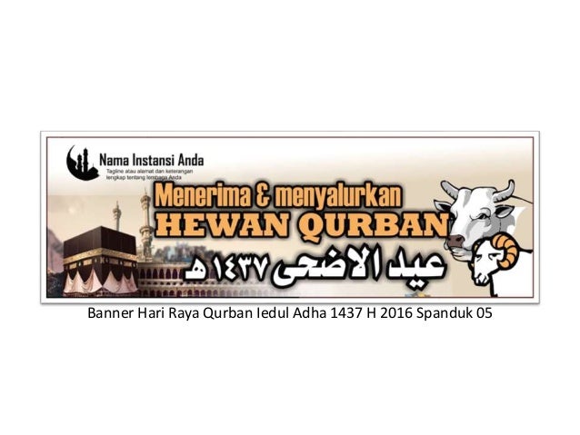  Desain  Banner  Idul Adha Qurban  1437h 2021