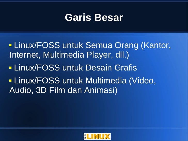  Desain  grafis  multimedia 3 d dan animasi dengan linux  