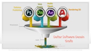 Pemprosesan
Grafis
When scaling, group all elements to be scaled. Scale as needed. Use the “Increase Font Size,” “Decrease Font Size” buttons or manually change the font size for the editable text.
 