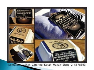 Desain Kemasan Packaging Kaos T Shirt Kreatif Bagus