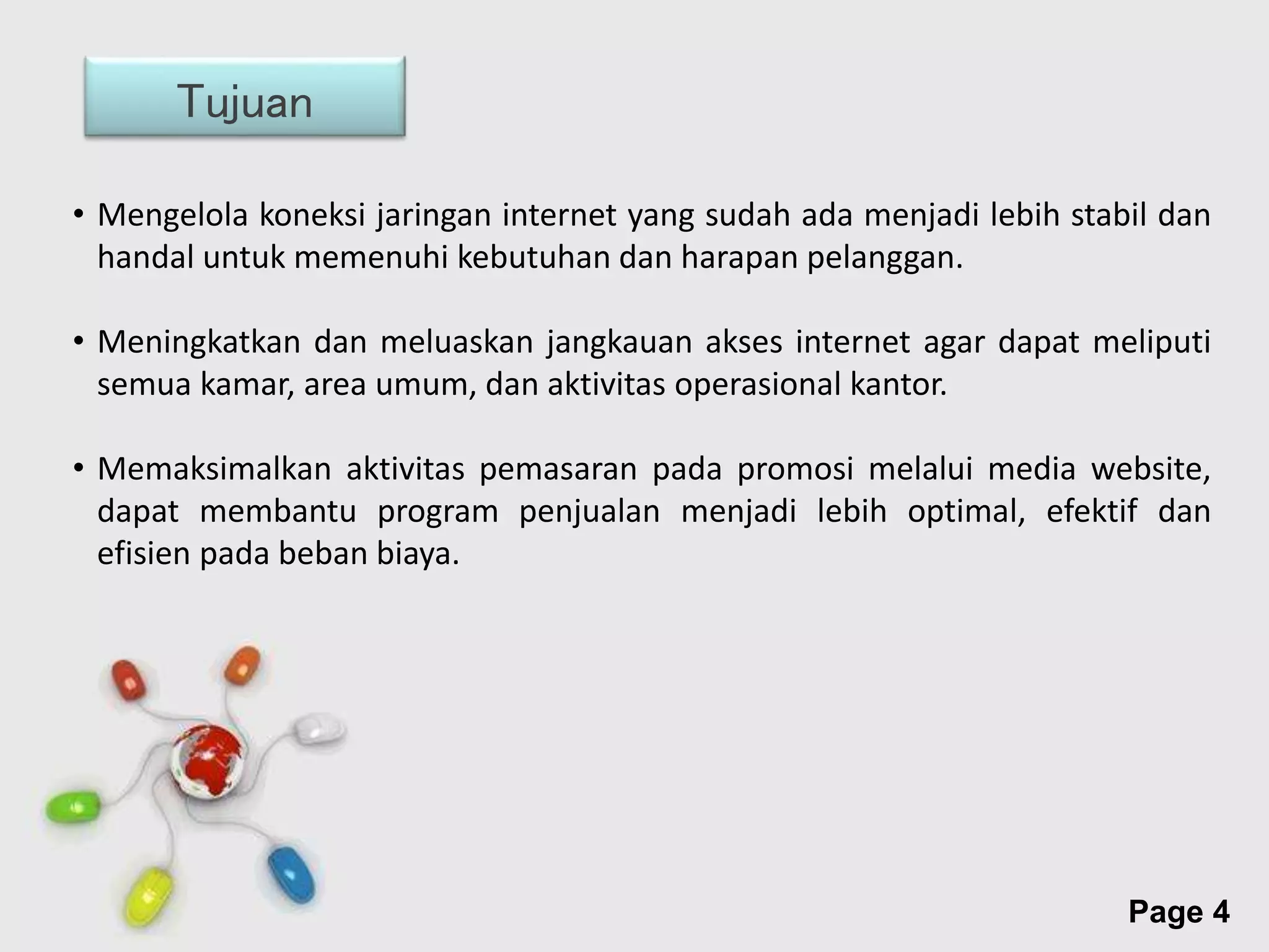 Desain manajemen jaringan multibisnis - case study | PPT