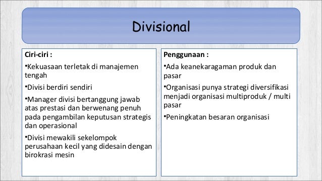 Teori dan Pengembangan Organisasi - Desain organisasi