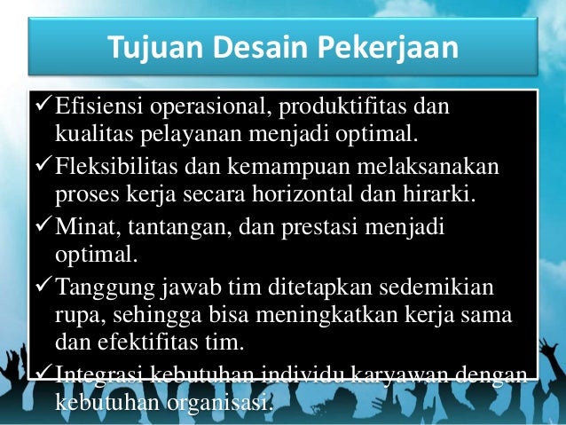 Desain Pekerjaan