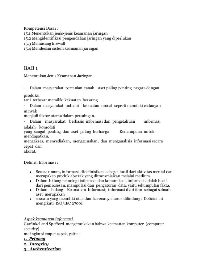 Desain Sistem Keamanan Jaringan