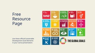 Sustainable Development Goal Progress SDGs | PPTX
