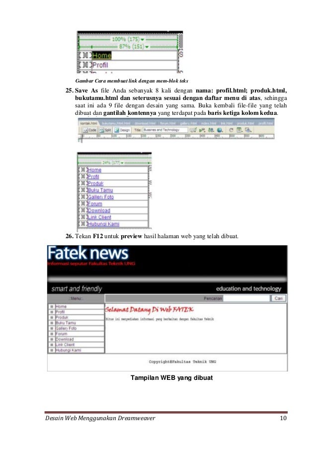 Makalah Desain web menggunakan dreamweaver 8 Makalah Desain web menggunakan dreamweaver 8
