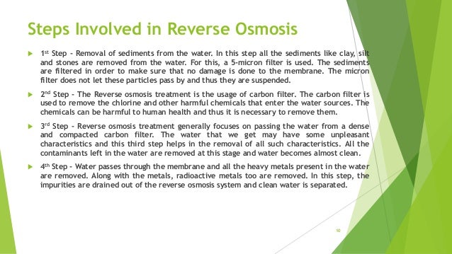 How is salt removed from seawater?