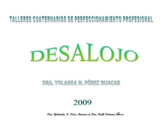 1Dra. Yolanda N. Pérez Buacar & Dra. Ruth Viviana Basso
 