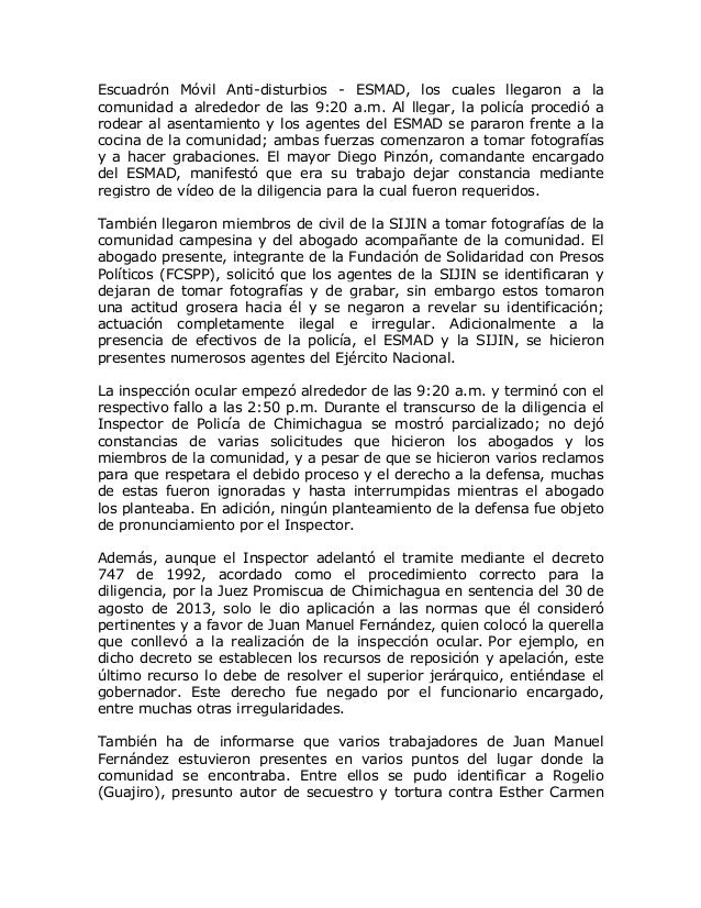 Desalojo arbitrario e ilegal contra la comunidad de Pitalito