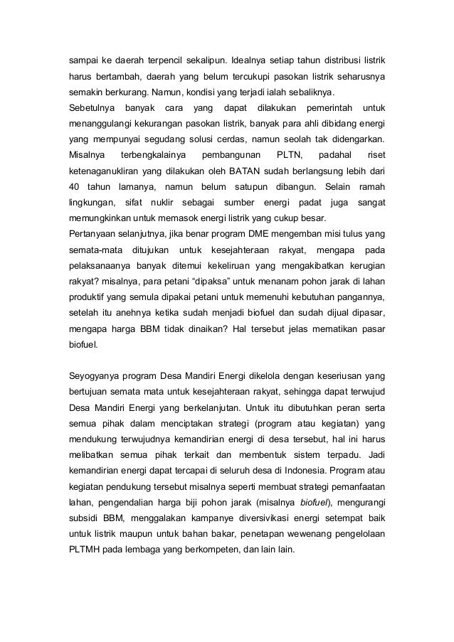 Desa mandiri energi