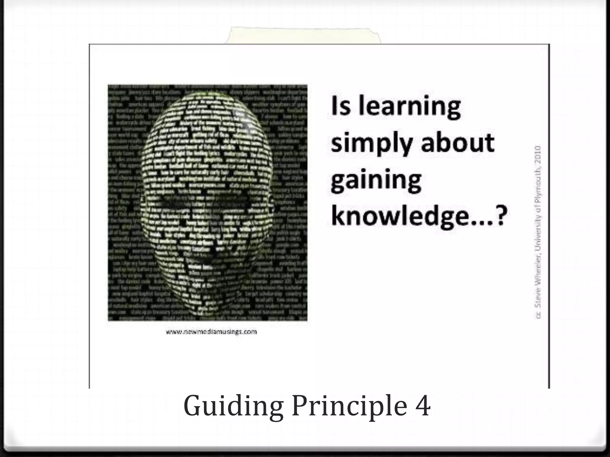 Guiding Principle 4