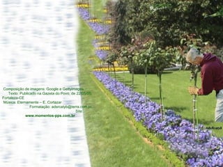 Composição de imagens: Google e Gettyimages  Texto: Publicado na Gazeta do Povo, de 22/05/05, Fortaleza-CE  Música: Eternamente – E. Cortazar  Formatação: adsrcatyb@terra.com.br  Site:  www.momentos-pps.com.br 