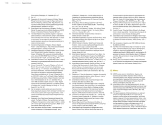 118 Uprooted >> Appendices
Policy Institute, Washington, DC, September 2015, p. 1.
72 	 Ibid., p. 1.
73 	 Organization for Security and Co-operation in Europe, ‘Seeking
Refuge: Countering intolerance against refugees and migrants’,
Hate Crime Reporting, 2 February 2016, <http://hatecrime.osce.
org/infocus/seeking-refuge-countering-intolerance-against-refu-
gees-and-migrants>, accessed 19 July 2016.
74 	 United Nations High Commissioner for Refugees, I Am Here, I
Belong: The urgent need to end childhood statelessness, UNHCR
Division of International Protection, November 2015, p. 1.
75	 The Global Migration Group describes migrants in irregular mi-
gration situations as “every person who, owing to undocumented
entry or the expiry of his or her visa, lacks legal status in a transit
or host country. The term applies to migrants who infringe a
country’s admission rules and any other person not authorized to
remain in the host country.”
76	 International Organization for Migration, ‘Missing Migrants
Project – Latest Global Figures’, <http://missingmigrants.iom.int/
latest-global-figures>, accessed 3 August 2016.
77 	 International Organization for Migration, United Nation Children’s
Fund, ‘IOM and UNICEF Data Brief: Migration of children to
Europe’, 30 November 2015, <www.iom.int/sites/default/files/
press_release/file/IOM-UNICEF-Data-Brief-Refugee-and-Migrant-
Crisis-in-Europe-30.11.15.pdf>, accessed 1 August 2016.
78 	 United Nations Children’s Fund, ‘Migration and Children’, <https://
www.unicef-irc.org/knowledge-pages/Migration-and-children>,
accessed 24 July 2016.
79 	 Antman, Francisca M., ’The Impact of Migration on Family Left
Behind’, Discussion paper, Institute for the Study of Labour,
February 2012, pp. 7–11; Smeekens, Chantal, Margaret S. Stroebe
and Giorgios Abakoumkin, ’The Impact of Migratory Separation
from Parents on the Health of Adolescents in the Philippines’,
Social Science and Medicine, vol. 75, issue 12, September 2012,
pp. 2250–2257; Jordan, Lucy P., and Elspeth Graham, ‘Resilience
and Well-being among Children of Migrant Parents in South-East
Asia’, Child Development, vol. 83, no. 5, September 2012, pp.
1672–1688; and Graham, Elspeth, and Lucy P. Jordan, ‘Migrant
Parents and the Psychological Well-being of Left-behind Children
in Southeast Asia’, Journal of Marriage and Family, vol. 73, no. 4,
August 2011, pp. 763–787.
80 	 See, for example, a recently settled court case in the United
States regarding the issuance of birth certificates for children born
in the country to parents with irregular migration status: <www.
nytimes.com/2016/07/25/us/lawsuit-texas-immigrants-birth-cer-
tificates.html>.
81 	 Abramovich, Victor, Pablo Ceriani Cernadas and Alejandro Mor-
lachetti, ‘The Rights of Children, Youth and Women in the Context
of Migration: Conceptual basis and principles for effective policies
with a human rights and gender-based approach’, UNICEF social
and economic working paper, April 2011.
82 	 Kunze, Hans-Rainer, and Kristin Gisbert, ‘Förderung lernmeth-
odischer Kompetenzen in Kindertageseinrichtungen‘, part A
in Wassilios E. Fthenakis et al., Auf den Anfang kommt es an:
Perspektiven für eine Neuorientierung frühkindlicher Bildung,
Berlin and Bonn, Bundesministerium für Bildung und Forschung,
2005, pp. 15–117.
83 	 Becker, Birgit, ‘Ethnische Bildungsungleichheit in der frühen
Kindheit: Ergebnisse aus dem Projekt ESKOM-V’, Frühe Bildung,
vol. 1, no. 3, 2012, pp. 150–158.
84 	 Karoly, Lynn A., and Gabriella C. Gonzalez, ‘Early Care and Educa-
tion for Children in Immigrant Families’, The Future of Children,
vol. 21, no. 1, Summer 2011, p. 75.
85 	 Child Trends Data Bank, ‘Immigrant Children: Indicators on
children and youth’, October 2014.
86 	 United Nations Department of Economic and Social Affairs, Trends
in International Migrant Stock: Migrants by age and sex, United
Nations, New York, 2015.
87 	 UNESCO Institute for Statistics, ‘Global Flow of Tertiary-level
Students’, <www.uis.unesco.org/Education/Pages/internation-
al-student-flow-viz.aspx>, accessed 29 July 2016.
88 	 International Labour Organization, ‘Global Employment Trends
for Youth 2015: Scaling up investments in decent jobs for youth’,
Geneva, October 2015, p.6.
89	 United Nations, Department of Economic and Social Affairs, Pop-
ulation Division. World Population Prospects: The 2015 Revision,
Key Findings and Advance Tables. Working Paper No. ESA/P/
WP.241. United Nations, New York, 2015., p.4 <https://esa.un.org/
unpd/wpp/publications/files/key_findings_wpp_2015.pdf>, p. 4.
90 	 United Nations General Assembly, Study of the Office of the Unit-
ed Nations High Commissioner for Human Rights on Challenges
and Best Practices in the Implementation of the International
Framework for the Protection of the Rights of the Child in the
Context of Migration, A/HRC/15/29, United Nations, New York,
July 2010.
91 	 Sampson et al., There Are Alternatives: A handbook for preventing
unnecessary immigration detention, revised, Melbourne, Interna-
tional Detention Coalition, 2015, p. 37.
92 	 United Nations Children’s Fund, Annual Results Report: Child
Protection 2015, New York, UNICEF, 2016.
93 	 Case No.183/2008 of 22 December 2008, as cited in United Na-
tions General Assembly, Study of the Office of the United Nations
High Commissioner for Human Rights on Challenges and Best
Practices in the Implementation of the International Framework
for the Protection of the Rights of the Child in the Context of
Migration, A/HRC/15/29, United Nations, New York, July 2010.
94 	 Convention on the Rights of the Child (CRC), art. 3, 9 and 10; CRC
Committee, General Comment No. 6 – Treatment of Unaccom-
panied and Separated Children outside Their Country of Origin,
Geneva, 2005, para. 82 and 83.
95 	 National Department of Social Development, Guidelines on
Services for Separated and Unaccompanied Children outside Their
Country of Origin in South Africa, Pretoria, 2009.
96 	 United Nations High Commissioner for Refugees and United
Nations Children’s Fund, Safe and Sound: What states can do
to ensure respect for the best interests of unaccompanied and
separated children in Europe, UNHCR and UNICEF, Geneva and
New York, October 2014; United Nations High Commissioner for
Refugees, Global Report 2011, UNHCR, Geneva, 2012, p. 340.
97 	 República de Panamá Órgano Ejecutivo Decreto Ley No. 3 (de 22
de febrero de 2008), Art. 93; México, Reglamento de la Ley Gen-
eral de los Derechos de Niñas, Niños y Adolescentes, 2 diciembre
2015, Art. 111.
98 	 Council of Europe, ‘Protecting Children Affected by the Refugee
Crisis: A shared responsibility – Secretary-General’s proposals for
priority actions’, Council of Europe, Strasbourg, 2016.
99 	 United Nations High Commissioner for Refugees, ‘Options Paper
1: Options for governments on care arrangements and alternatives
to detention for children and families’, UNHCR, Geneva, 2015, p.
13.
100 	 See, for example, in Argentina, Law 25.871 (2004) and Decrees
No. 836/04 and 578/05.
101 	 See Office of the United Nations High Commissioner for Human
Rights, ‘International Migrants’ Day: Friday 18 December 2015’,
available at <www.ohchr.org/EN/NewsEvents/Pages/Dis-
playNews.aspx?NewsID=16886&LangID=E>; and International Or-
ganization for Migration, World Migration Report 2015 Migrants
and Cities: New partnerships to manage mobility, IOM, Geneva,
2015, pp. 89–90.
102 	 McEvoy, Claire, Documentation of UNICEF – IOM Collaboration
on the Safe Return and Reunification of Ethiopian Unaccompanied
Migrant Children from Third Countries, January 2016, p. 6.
2| Africa
103	 UNICEF analysis based on United Nations, Department of
Economic and Social Affairs, Population Division, Trends in
International Migrant Stock: Migrants by destination and origin;
and United Nations, Department of Economic and Social Affairs,
Population Division, World Population Prospects: The 2015
Revision, United Nations, New York, 2015.
104 	 United Nations Office of the High Representative for the Least
Developed Countries, Landlocked Developing Countries and Small
Island Developing States (UN-OHRLLS), Small Island Developing
States: Small Islands Big(ger) Stakes, UN-OHRLLS, New York,
2011, pp. 2–3.
105 	 The migrant populations of Chad and Cameroon are composed
primarily of refugees (69 and 88 per cent, respectively), a
population in which children are over-represented, which likely
explains a large part of the over-representation of children in the
overall migrant population. Burkina Faso, in contrast, has very few
refugees among its migrants, making it more difficult to explain
the high proportion of children in the migrant stock. UNICEF
analysis based on United Nations, Department of Economic and
Social Affairs, Population Division, Trends in International Migrant
Stock: Migrants by age and sex, United Nations, New York, 2015.
 