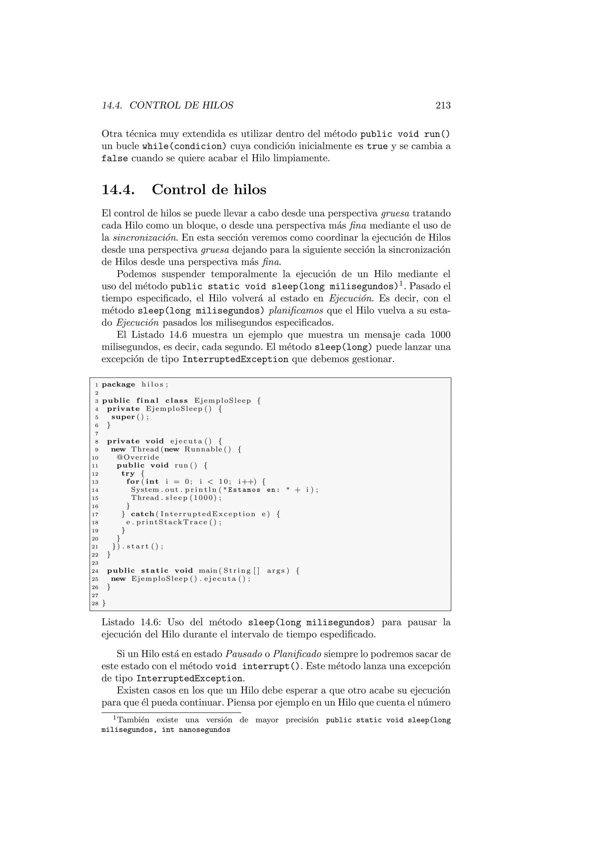 nicion de una Persona para que 
contenga datos de su lugar de residencia, como son la Provincia y la Poblacion 
y tambien la Edad, y llamemos a esta nueva clase Ciudadano. en Java lo hacemos 
de este modo: 
1Cuando veamos las clases para manipular fechas en el Captulo 8 veremos una mejor 
implementacion para obtener la edad de una persona a partir de su fecha de nacimiento 
 