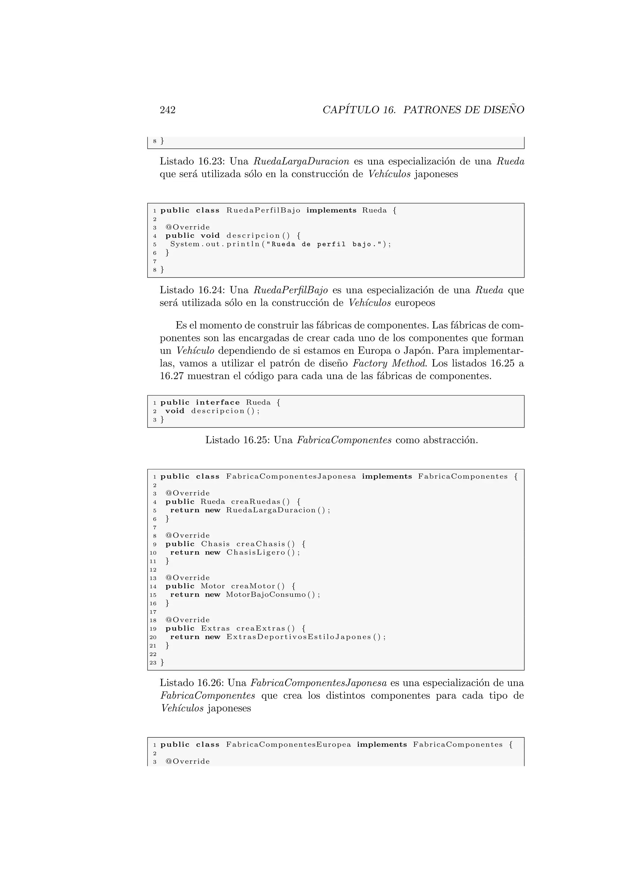 quemos nuestro codigo de 
prueba del siguiente modo: 
1 Di s t anc i a d i s t a n c i a = new Di s t anc i aDobl ePr e c i s i on (100) ; 
2 d i s t a n c i a . inc r ementaDi s tanc ia (100) ; 
3 System . out . p r i n t l n (  El valor de d i s t a n c i a es :  + d i s t a n c i a . d i s t a n c i a ) ; 
Que es lo que obtenemos? Sorpresa de nuevo: 
El valor de distancia es: 0.0 
Como puede ser que obtengamos 0.0 si estamos creando un objeto de tipo 
DistanciaDoblePrecision con un valor inicial de 100 y despues lo estamos 
incrementando en 100 unidades mas?. La respuesta, esta vez esta recogida en 
este concepto clave: 
Concepto clave 
Cuando accedemos a los metodos de un objeto a traves de una referencia se 
selecciona el metodo a partir del tipo del objeto y no de la referencia a traves 
de la que se accede. 
Este concepto es muy importante en POO y a este mecanismo se le llama 
Vinculacion dinamica . 
Que esta ocurriendo entonces? Ocurre que distancia es una referen-cia 
de tipo Distancia, pero el tipo del objeto al que hace referencia, el 
que creamos con el operador new es DistanciaDoblePrecision. Al usar 
el metodo incrementaDistancia(100) la vinculacion dinamica ejecuta el 
codigo de DistanciaDoblePrecision no el de Distancia. Mientras que 
tal y como sabemos de la Seccion 3.2.1, si utilizamos atributos no se 
hace uso de la vinculacion dinamica y se accede al atributo correspon-diente 
al tipo que indica la referencia no el objeto que hay por deba-jo 
de ella, por lo tanto si escribimos distancia.distancia estamos acce-diendo 
al atributo en Distancia pero el atributo que se incremento con 
distancia.incrementaDistancia(100) fue el que incremento la vinculacion 
dinamica, es decir, el de DistanciaDoblePrecision. 
Notese la diferencia fundamental con respecto al acceso a los atributos, donde 
el atributo al que se accede se determina por el tipo de la referencia y no del 
objeto. 
Tambien es posible que una clase sobrescriba un metodo ampliando el tipo 
del valor de retorno, es decir que si en la clase padre Distancia tenemos un 
metodo como Distancia metodo() la clase hija puede sobrescribirlo con el metodo 
DistanciaDoblePrecision metodo(), ya que se ha ampliado el tipo del valor de retorno 
 