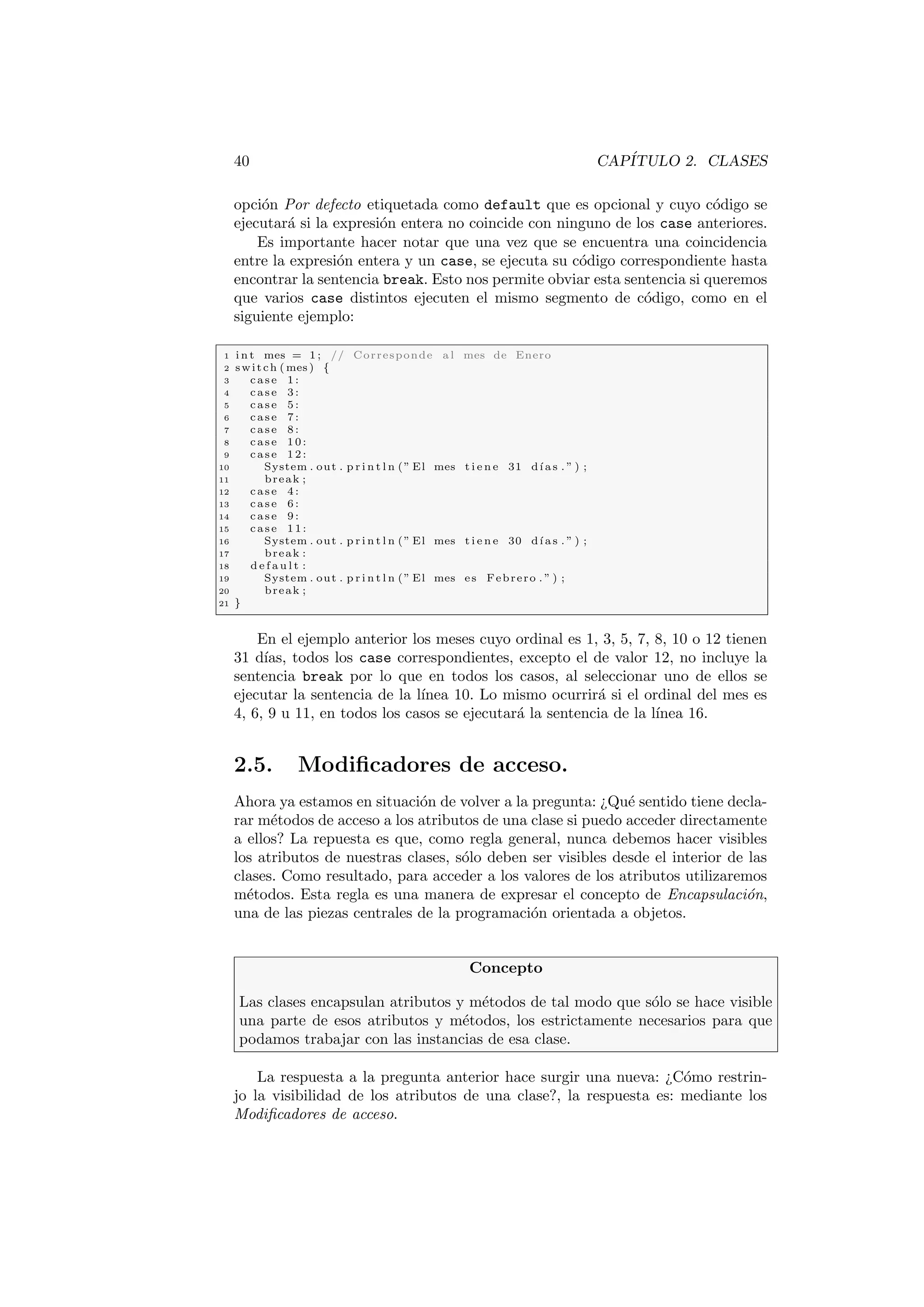gura 1.2 
se muestra el aspecto de Eclipse al mostrar la Perspectiva por defecto orientada 
al desarrollo de aplicaciones Java. 
Esta perspectiva contiene varias vistas, por ejemplo la vista Package Explorer 
donde se muestra informacion de la con 
