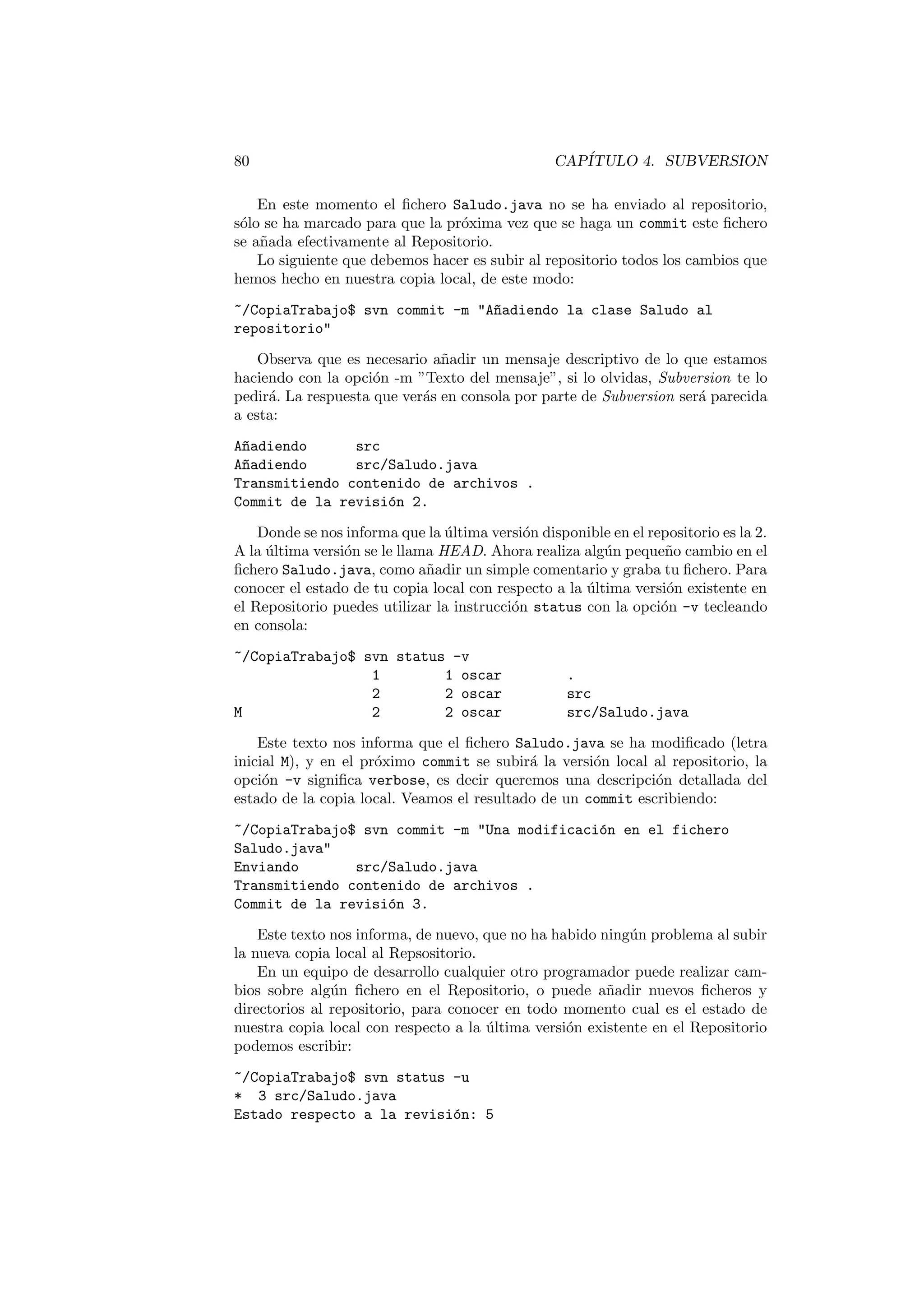 nido cada atributo en un lnea distinta y que cada lnea acaba con el 
caracter ;. 
 