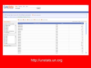 http://unstats.un.org 