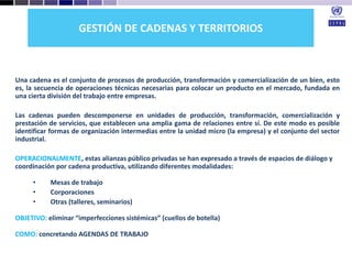 Desarrollo agricola y cadenas productivas una perspectiva latinoamericana