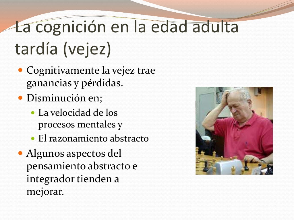 Desarrollo cognitivo en la vejez