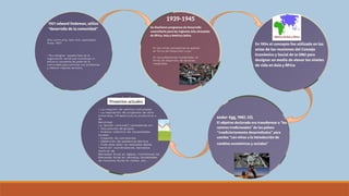 1939-1945
Proyectos actuales
 