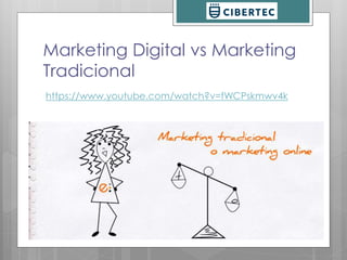 Marketing Digital vs Marketing 
Tradicional 
https://www.youtube.com/watch?v=fWCPskmwv4k 
 