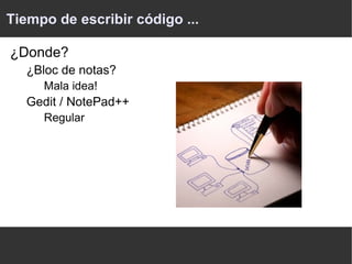 ¿Qué necesito para programar? Un ambiente de desarrollo 