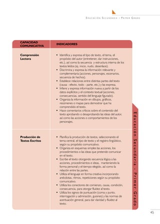 Educación Secundaria - Primer Grado




                                      45
 