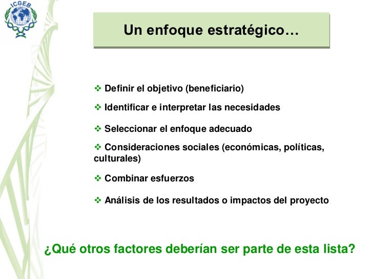 desarrollo de capacidades en bioseguridad en centro am 233 rica seleccion de un enfoque de proyecto apropiado