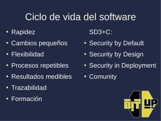 Desarrollo de código seguro - BitUp 2018
