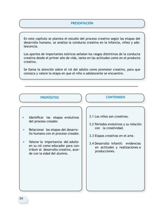 Desarrollo de la creatividad en la escuela | PDF