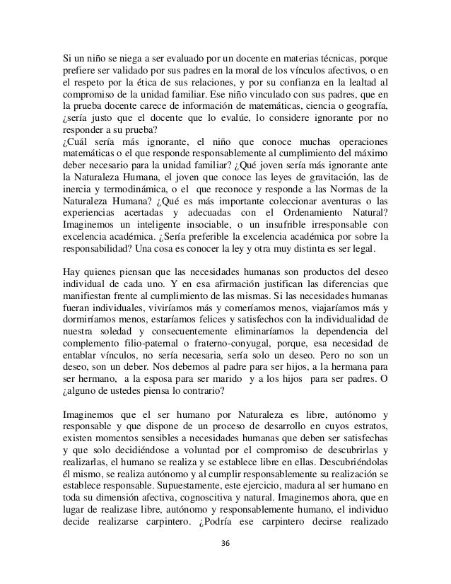Educacion De La Naturaleza Humana