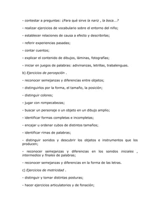 Desarrollo del lenguaje