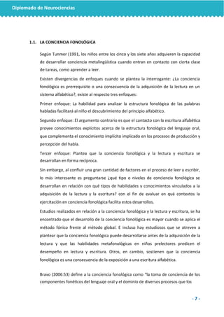 DESARROLLO DEL LENGUAJE Y LA CONCIENCIA FONOLOGICA | PDF