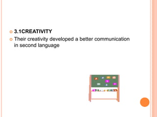 3. PROCEDURE*Play Theater*Describe famouspeople*Talkingaboutmembers of yourfamily*Collage*Puzzle (body parts)